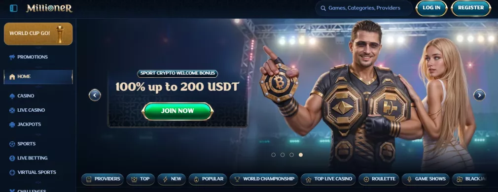Millioner Casino Willkommensbonus und Freispiele für deutsche Spieler
